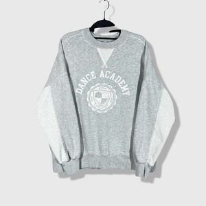 Aerie Sweatshirt‎ Women Large Gray Dance Academy Collegiate Athleisure Casual
